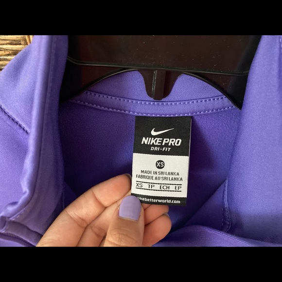 Nike Periwinkle Quarter Zip - Picture 3 of 5